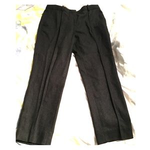 NWT Everlane charcoal grey Wool cropped pants